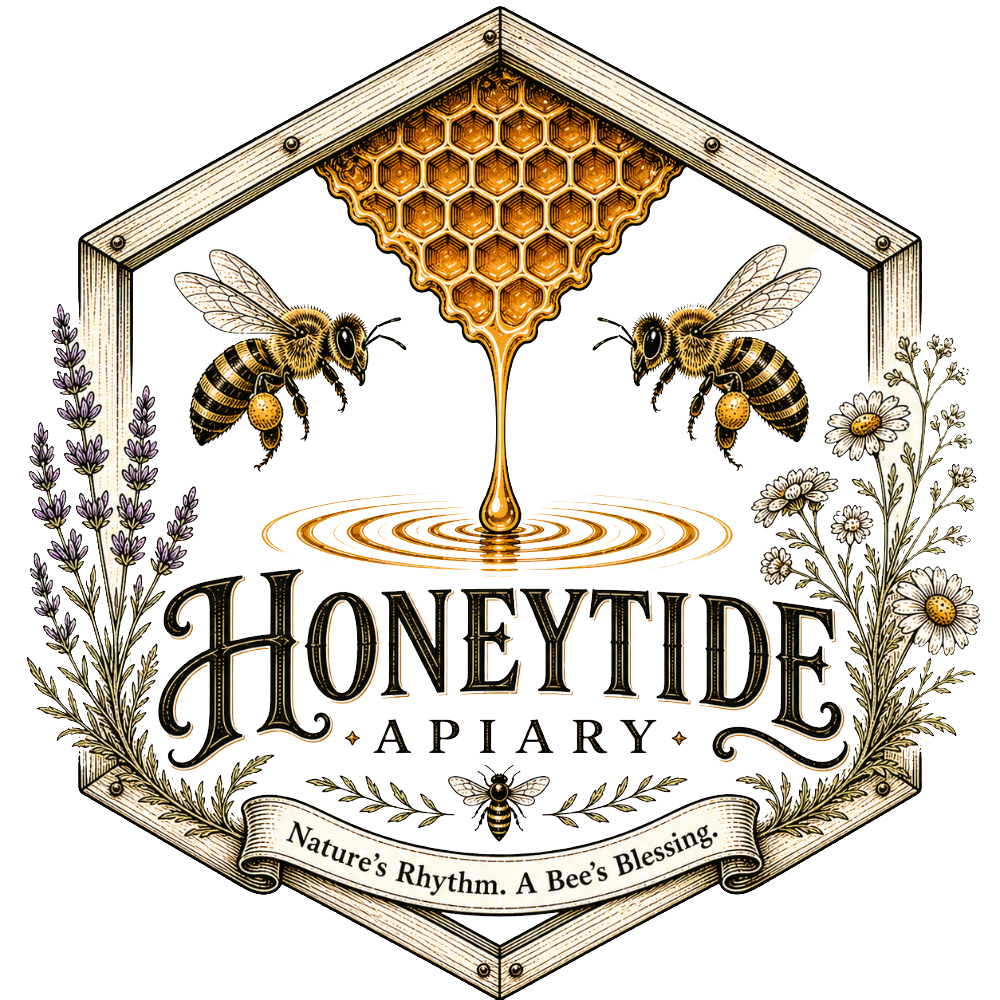 HoneyTide Apiary logo